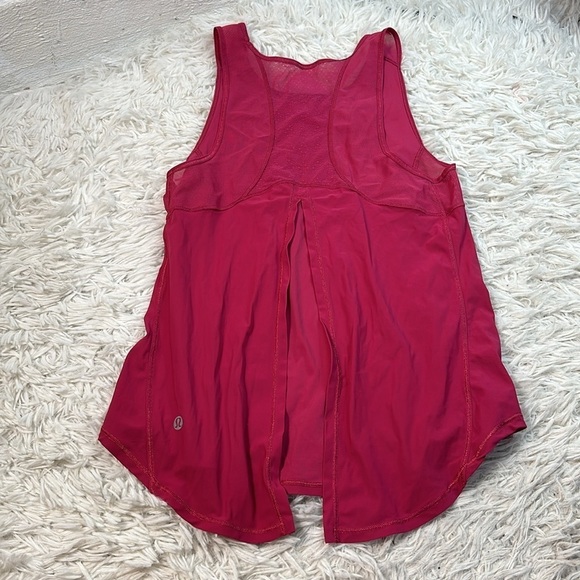 🔥$SALE$🔥 Lululemon Sculpt Tank *Tie Back Violet Red - Picture 3 of 3